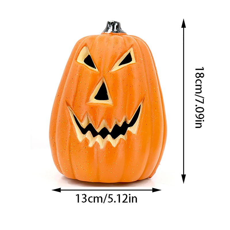 Guirxiété Lumineuse Décorative pour Halloween, Lanterne Citrouille, Crâne, Fantôme, Festival, LED, Vacances, 13x18cm