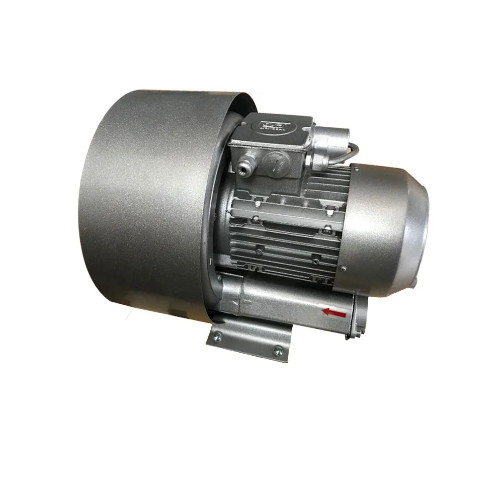 High Quality  1.5hp High Pressure Dual Stage Ring Blower for Aquaculture Oxygen