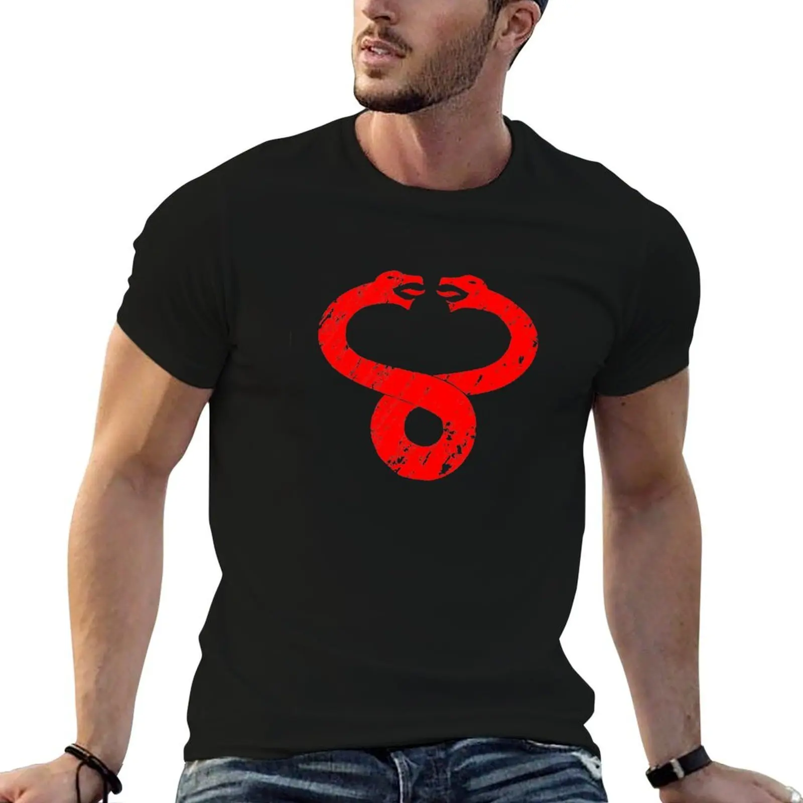 Camiseta con símbolo de Mumm Ra (rojo), camiseta gráfica para hombre, camisetas 100 por ciento de algodón para hombre, camiseta ajustada