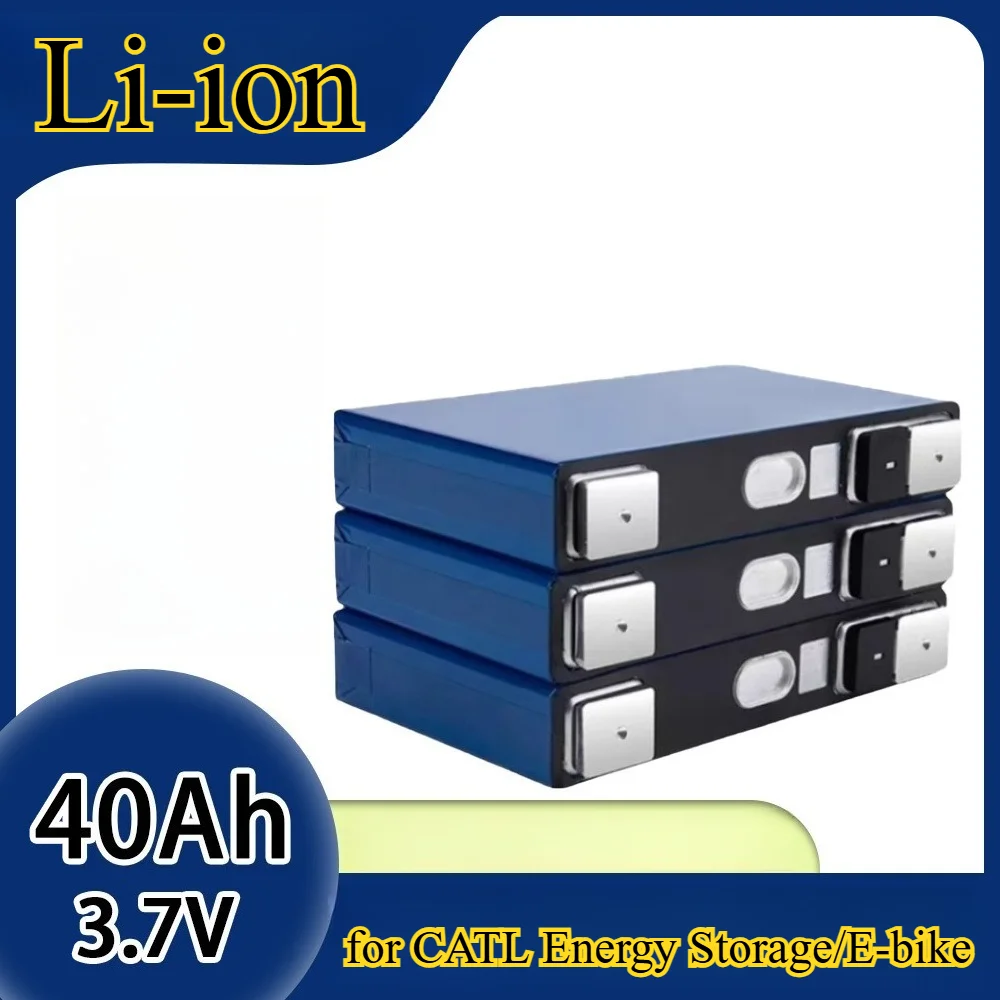 

3,7 В, 40 Ач, литий-ионный аккумулятор большой емкости для хранения энергии CATL/на открытом воздухе, 2500 циклов, большая емкость, оптовый запас