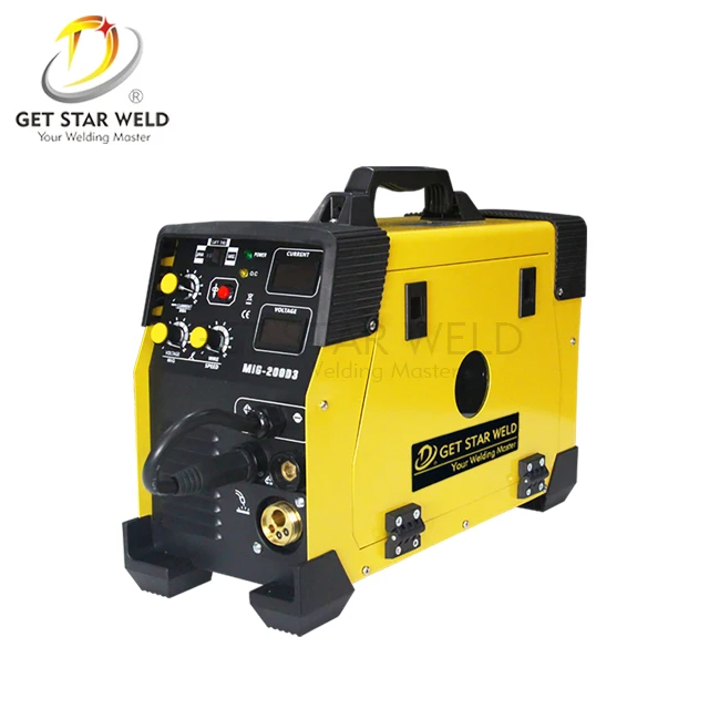 Get Star Weld MAG TIG FLUX MMA Inverter Welder 200amp Combo Mig Welding Machine 5 in 1 Gas Inverter Welder view 5