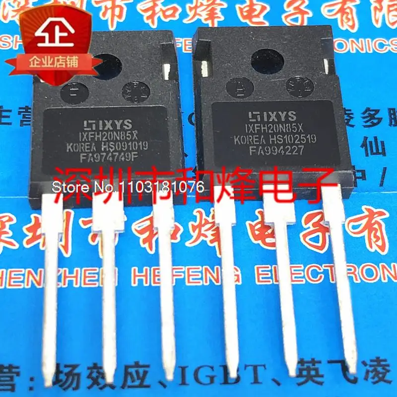 (5PCS/LOT) IXFH20N85X  TO-247 850V 20A     New Original Stock Power chip