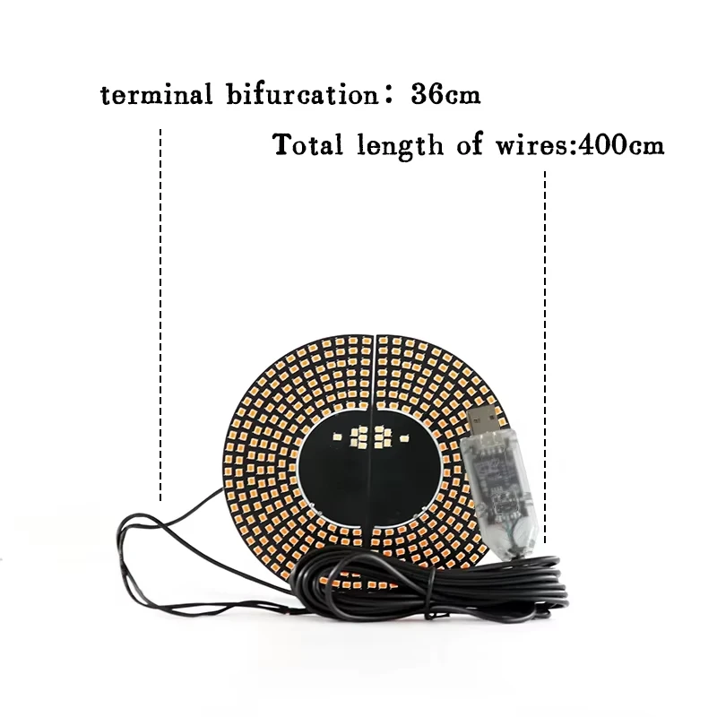 Imagen 5: Parabrisas trasero de coche, lámpara LED de ojos animados, ojo de diablo dinámico, luz de advertencia de coche, luz de espejo retrovisor interactiva anticancada