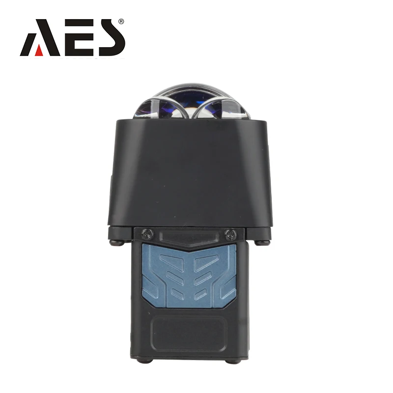 1.5 Inch 6000k 35W Low Beam 35W High Beam 55W Straight Cut-off P5 Blue Lens Matrix Car Headlight Bi Led Projector