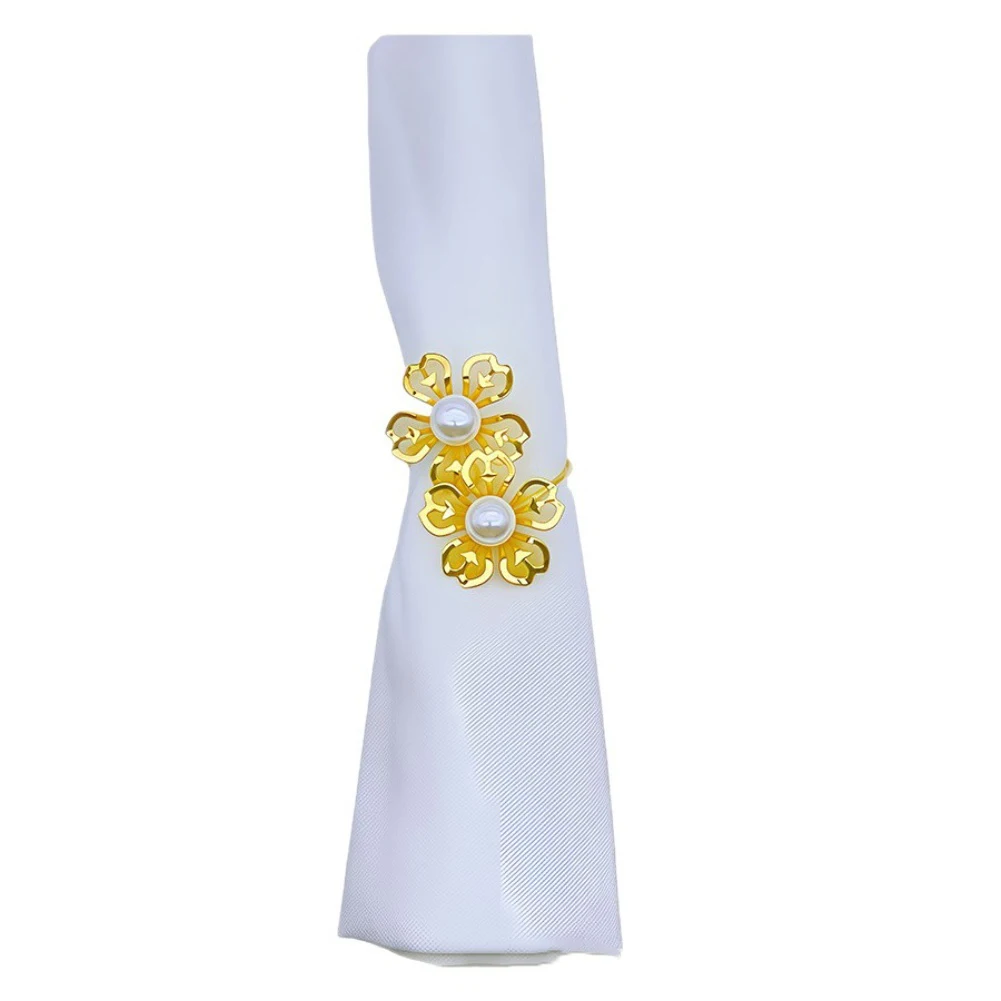 

12 Pcs Wedding Napkin Ring Inside Diameter 1.57-inch Perfect For Weddings Banquets And Holiday Gatherings Both Casual And Formal