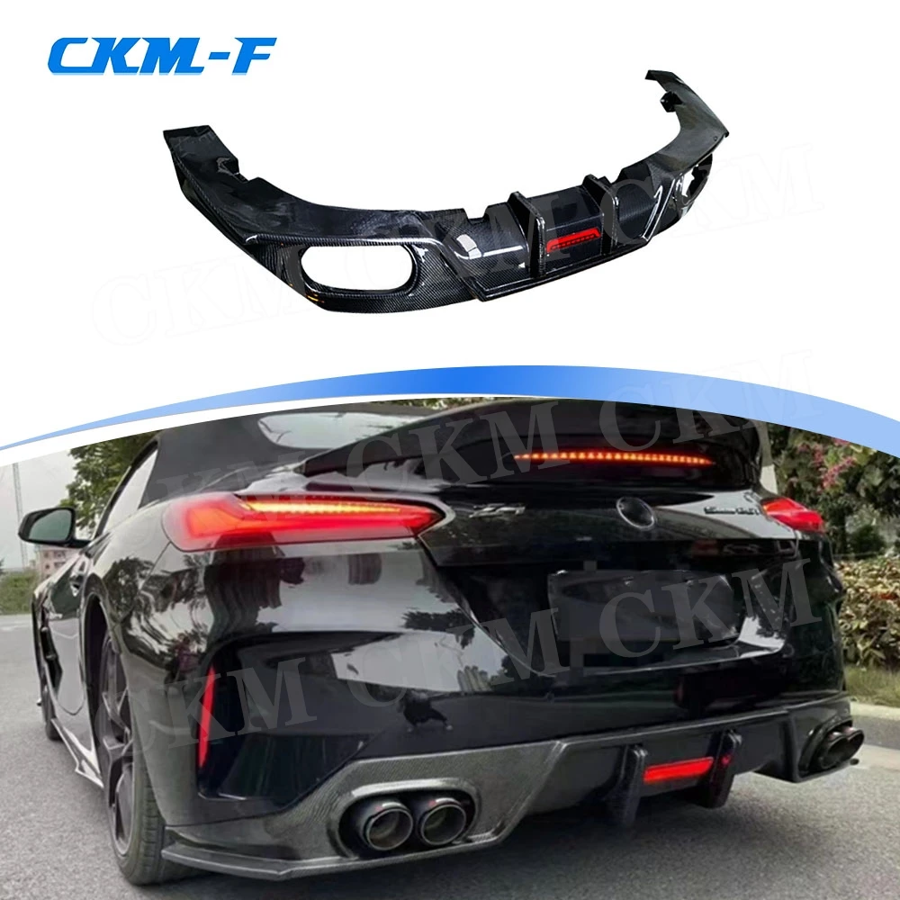 Carbon Fiber Rear Bumper Lip for BMW Z4 G29 M Tech 2019 2020 2021 FRP Black Rear Diffuser Spoiler Car Body Kits Accessories