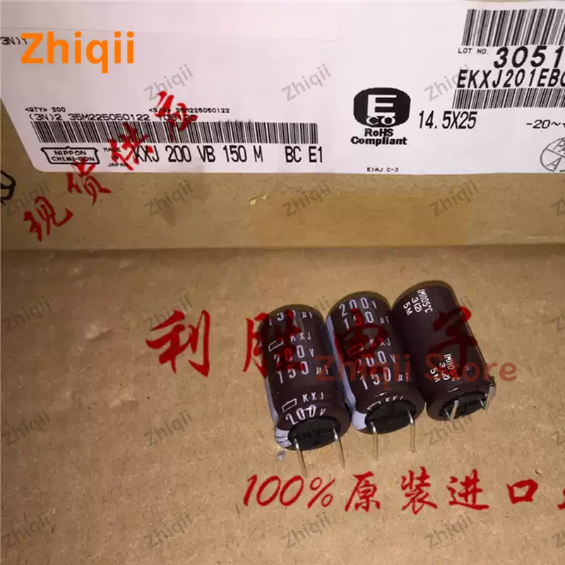 الأصلي الجديد نيبون CHEMI-CON NCC KXJ سلسلة 200V 220V 27 فائق التوهج 56 فائق التوهج 68 فائق التوهج 82 فائق التوهج 100 فائق التوهج 150 فائق التوهج 220 فائق التوهج 270 فائق التوهج 330 فائق التوهج 470 فائق التوهج منخفضة ESR