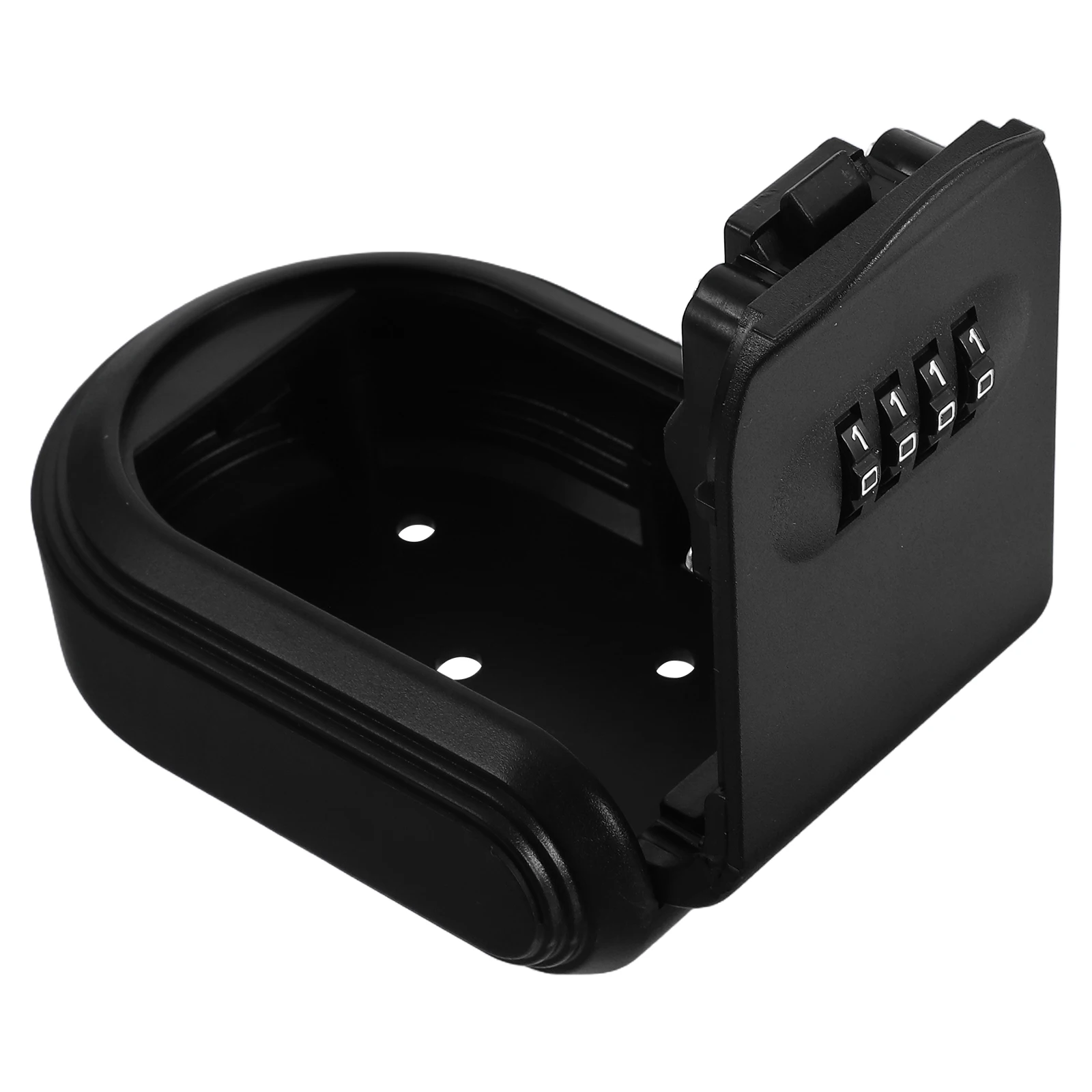 

Mounted Lock Combination Storage Black Abs Security Cabinet Home Office Outdoor Key Holder Lock For House Door Car Wall Mount