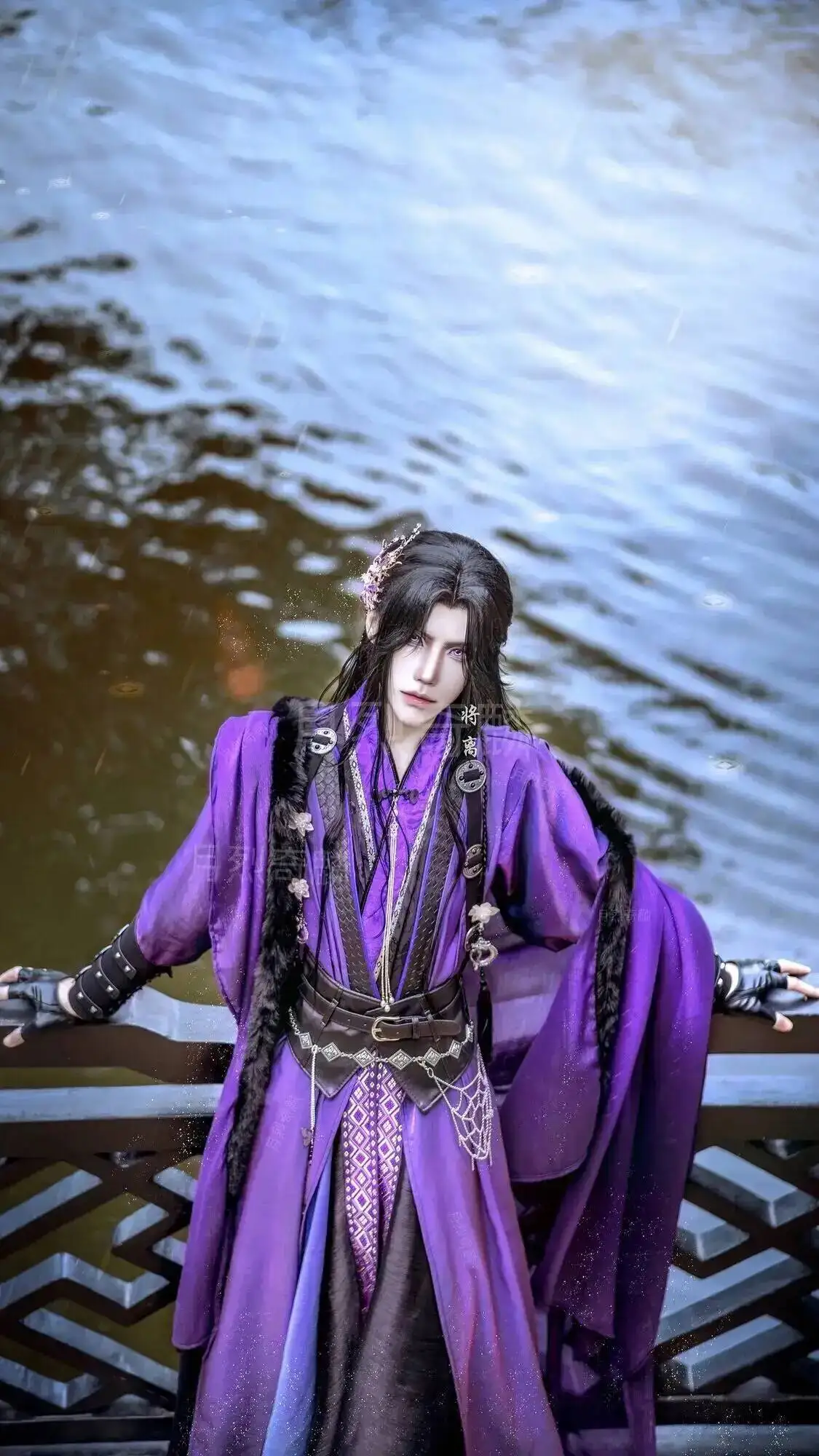 Anime Zu Shi Mo Dao Wei Cosplay Wuxian Jiang Cheng Costume Hanfu Grandmaster Of Demonic Cultivation Juvenile Ver. Halloween view 3
