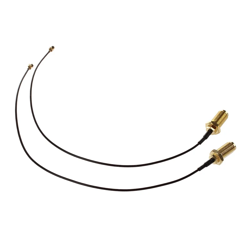 AA49 10 Pz. Antenne WLAN Pigtail HIROSE U.Fl SMA Box Cavo adattatore RSMA 20 cm