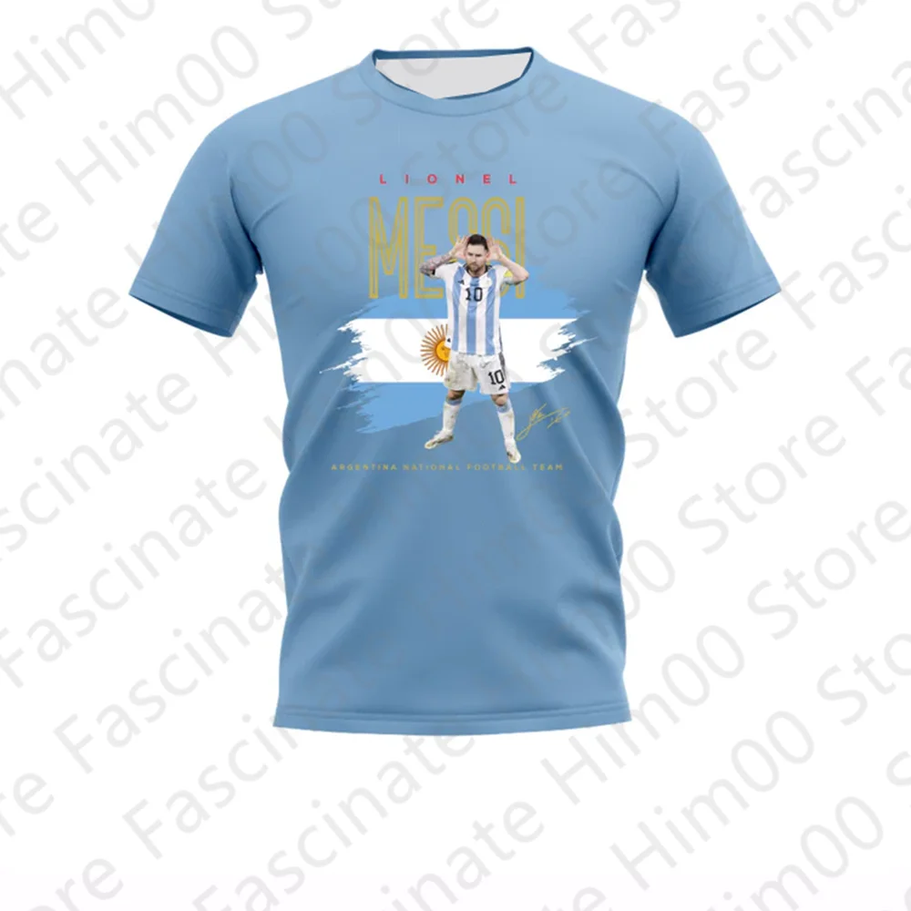 New Argentina football jersey Messi boy/men football jersey T shirt football training suit sports T-shirt