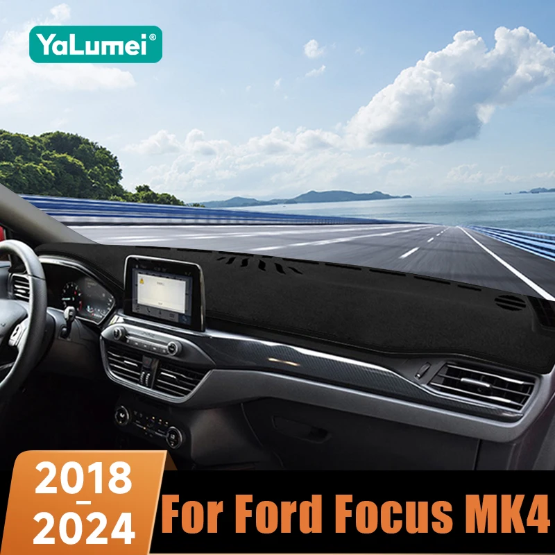 Für Ford Focus 4 MK4 IV ST 2018 2019 2020 2021 2022 2023 2024 Auto-Armaturenbrett-Teppich Sonnenschutzmatte Anti-UV-Matte Blendschutzabdeckung