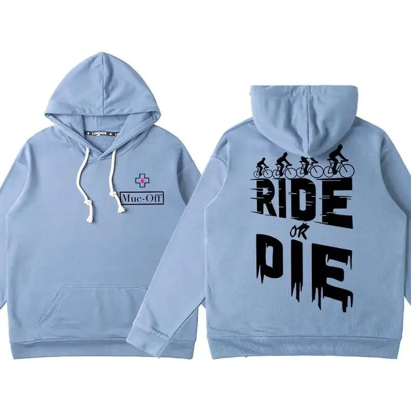

Pmuc-Off Dirt Slope Cycling Suit Men's and Women's Cotton Hooded Sweater American Ride or Die Downhill Cycling Jacket Autumn
