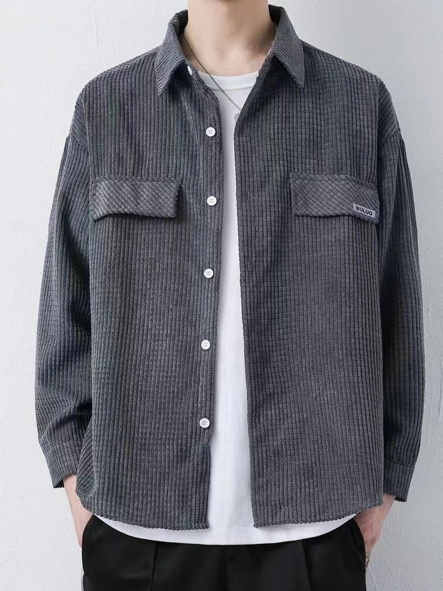 

Мужская повседневная рабочая куртка премиум-класса для весны и осени, модная, в стиле Гонконг, универсальная верхняя одежда для пар