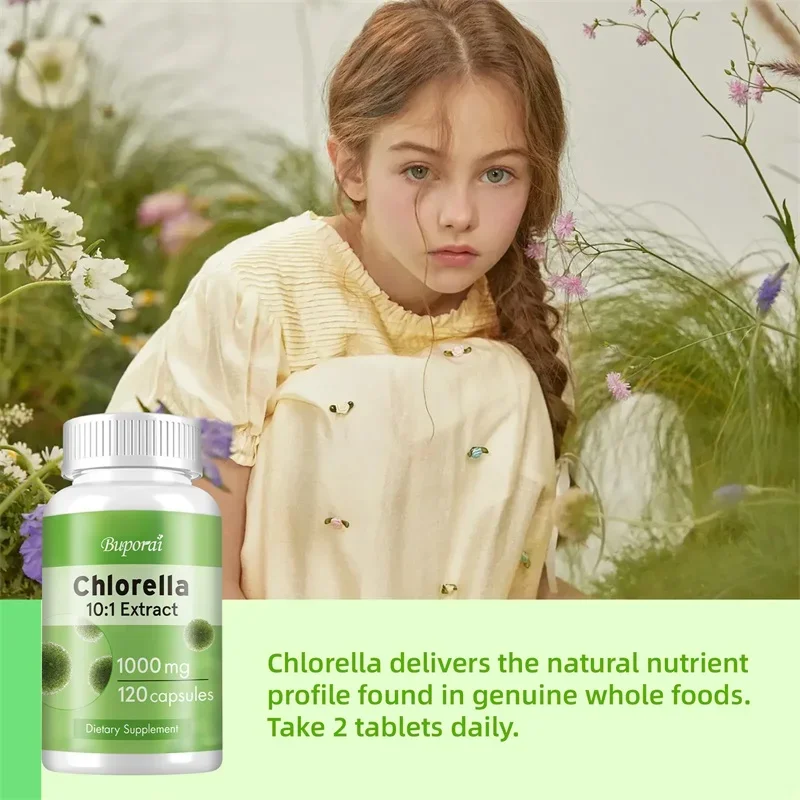 Chlorella Extract - Liver Cleansing, Detoxification and Repair, Detox Supplement, Helps Free Radicals