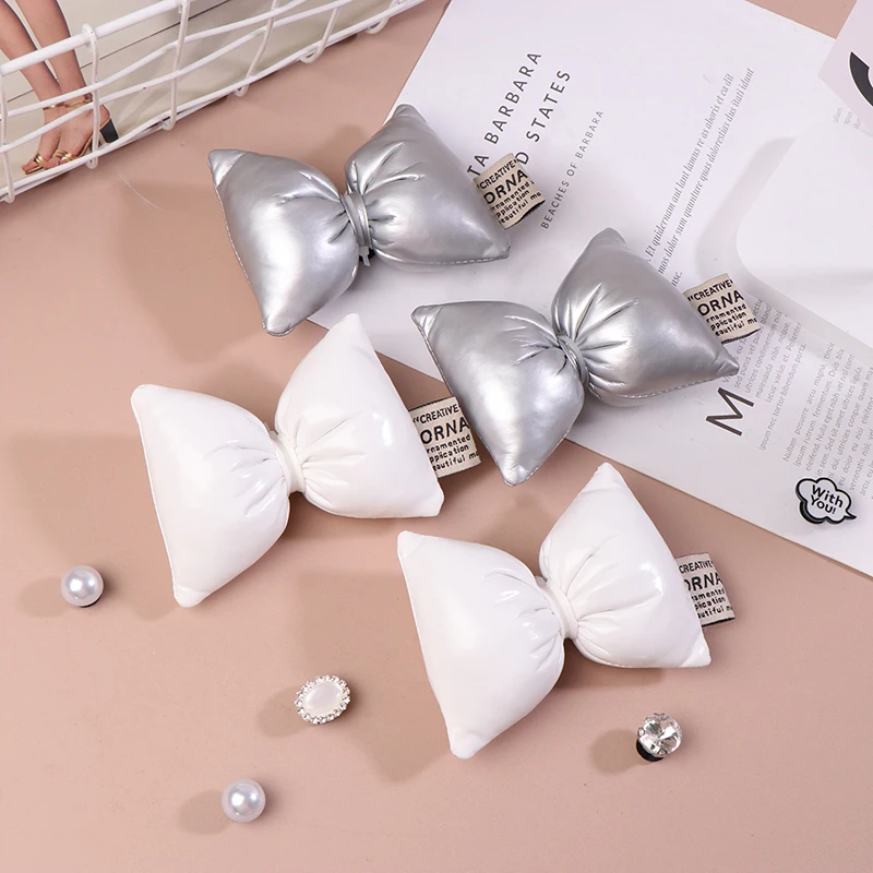 Multiple Colors Bow Shoe Accessories Fashion Elegant Shoe Charms For All-match Vintage Shoe Buckle Decorations Cute Bowtie