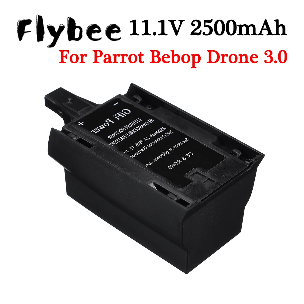 

Обновленный аккумулятор большой емкости 2500 мАч 11,1 В 20C разрядка Lipo аккумулятор для беспилотника запасная батарея для дрона Parrot Bebop 3,0