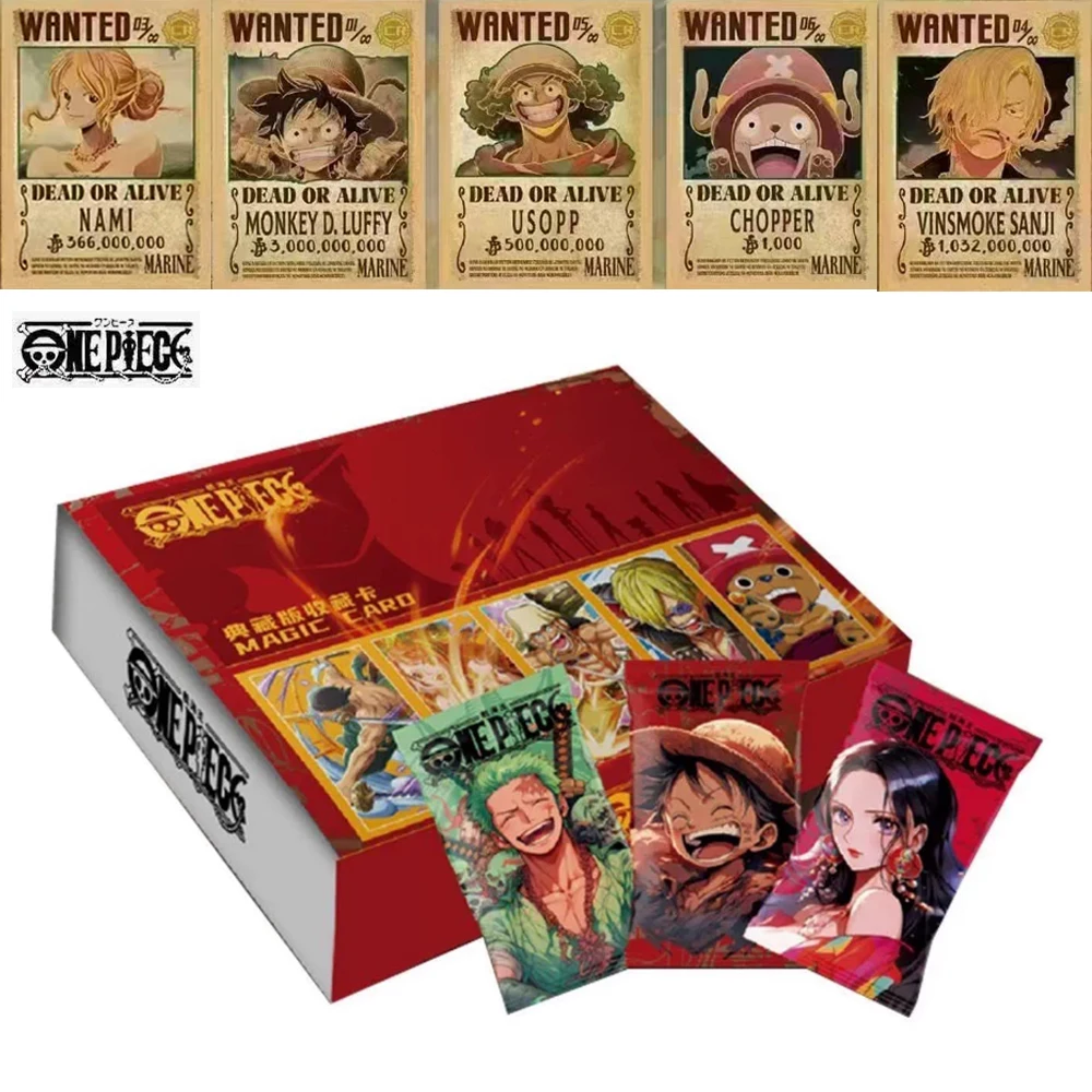 One Piece Cards Collection Booster Box Full Set Luffy Roronoa Paper Card Games Anime Character Collection Playing Cards