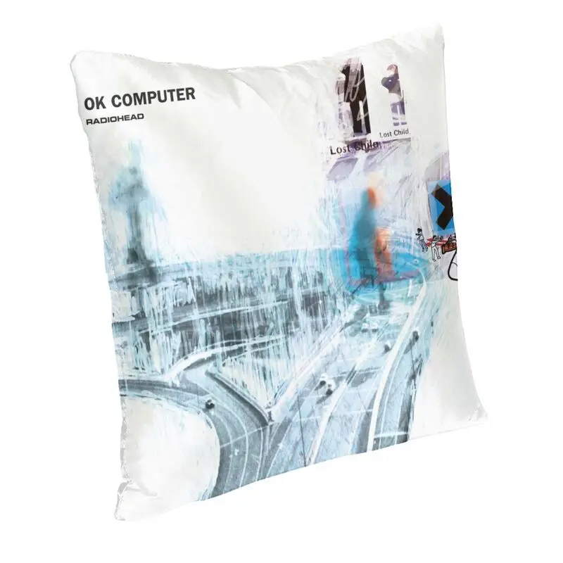 Radioheads Music Throw Pillow Covers Home Decor Kawaii Rock Band Radio Outdoor Cushions Square Pillowcase