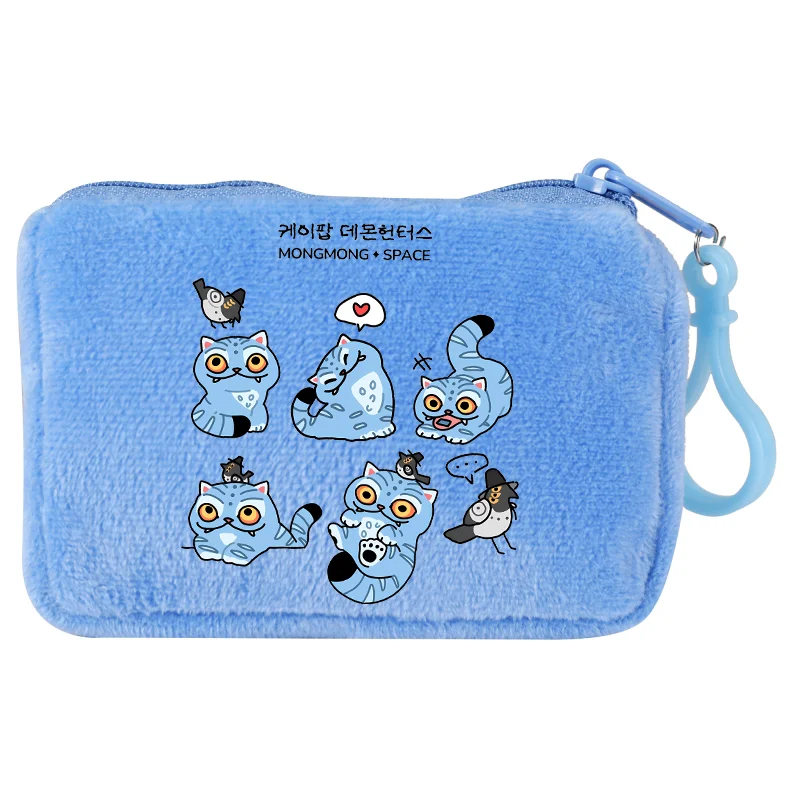KPop Demon Hunters Coin Purse Girls Kawaii Cartoon Anime Plushed Wallet Portable Mini Storage Bag Pendants Ornaments Kids Gifts