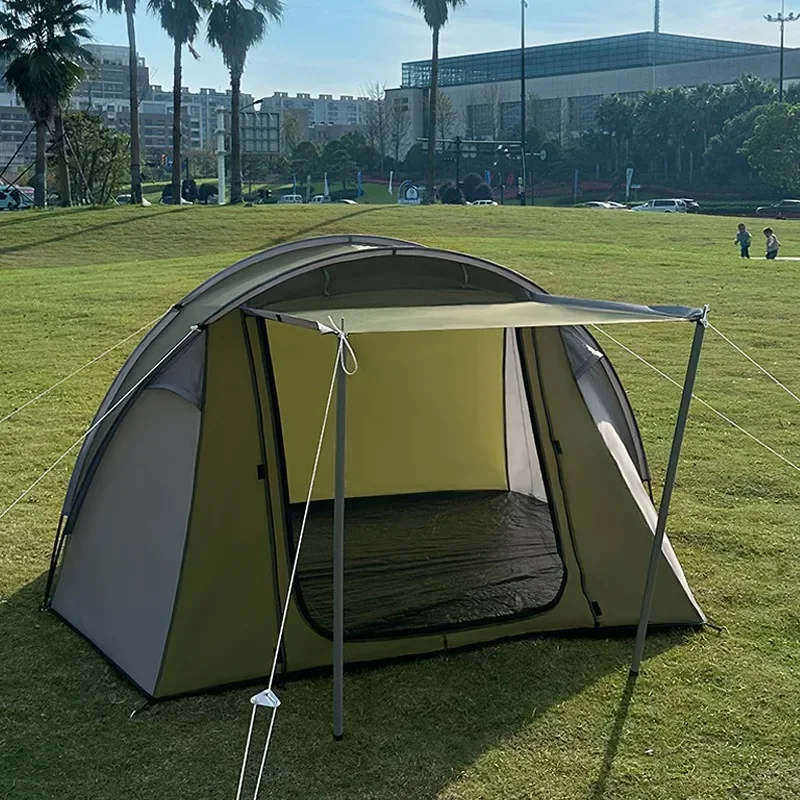 Tent Oxford cloth family picnic outdoor camping tent supplies field park leisure tent