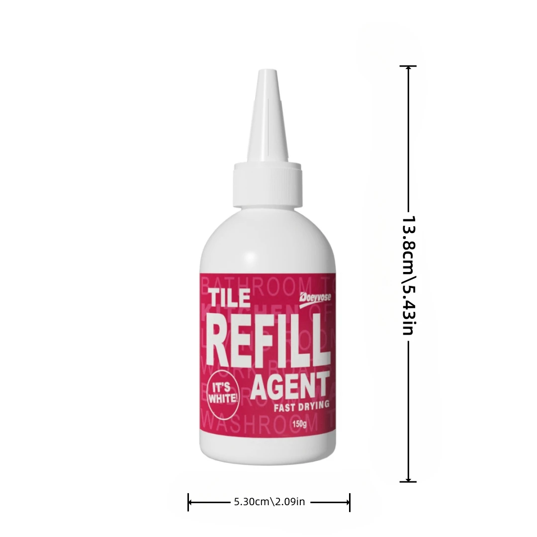150ml Tile Gap Filler White Anti-Mold Grout Sealer Fast Cure Ceramic Tile Joint Repair Agent in Bottle