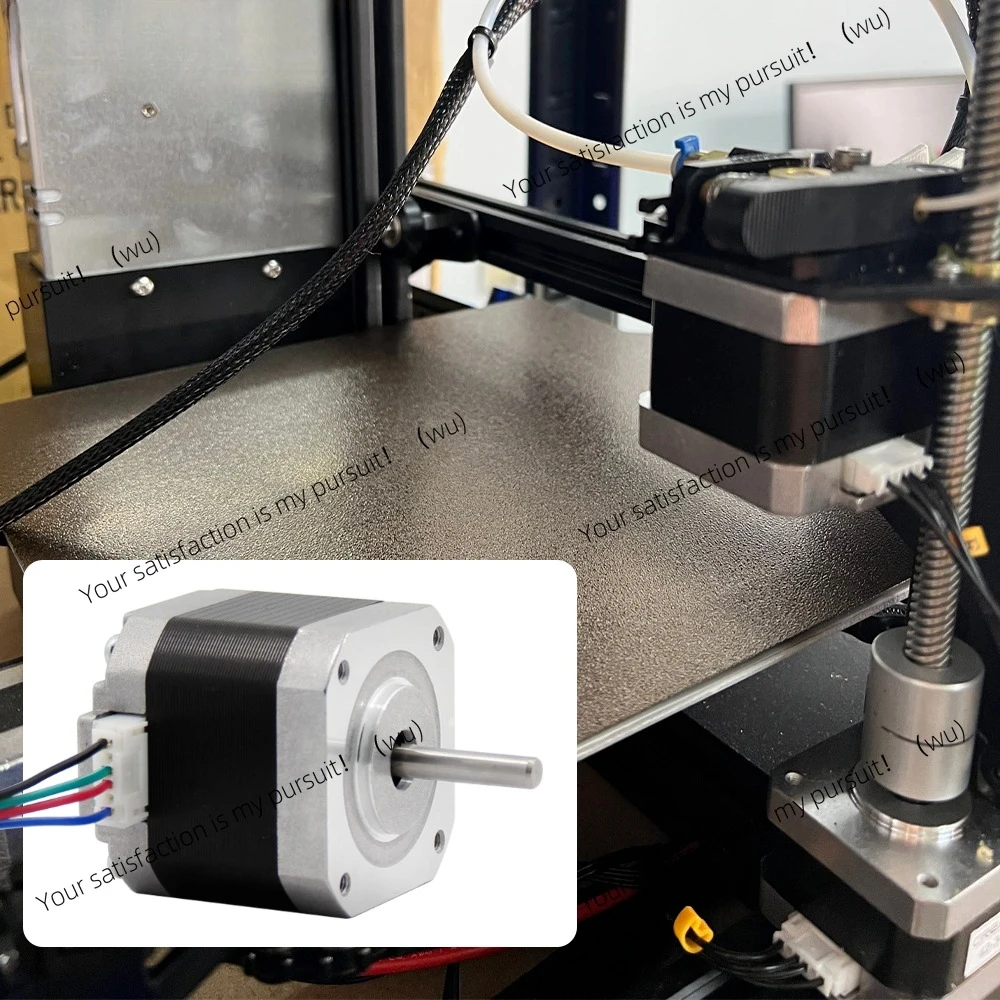 17 stepper motor, bipolar 1.5A 42Ncm 42x42x40mm 1.8degree 4 wire, with 1 meter cable, suitable for CNC 3D printer extruder motor