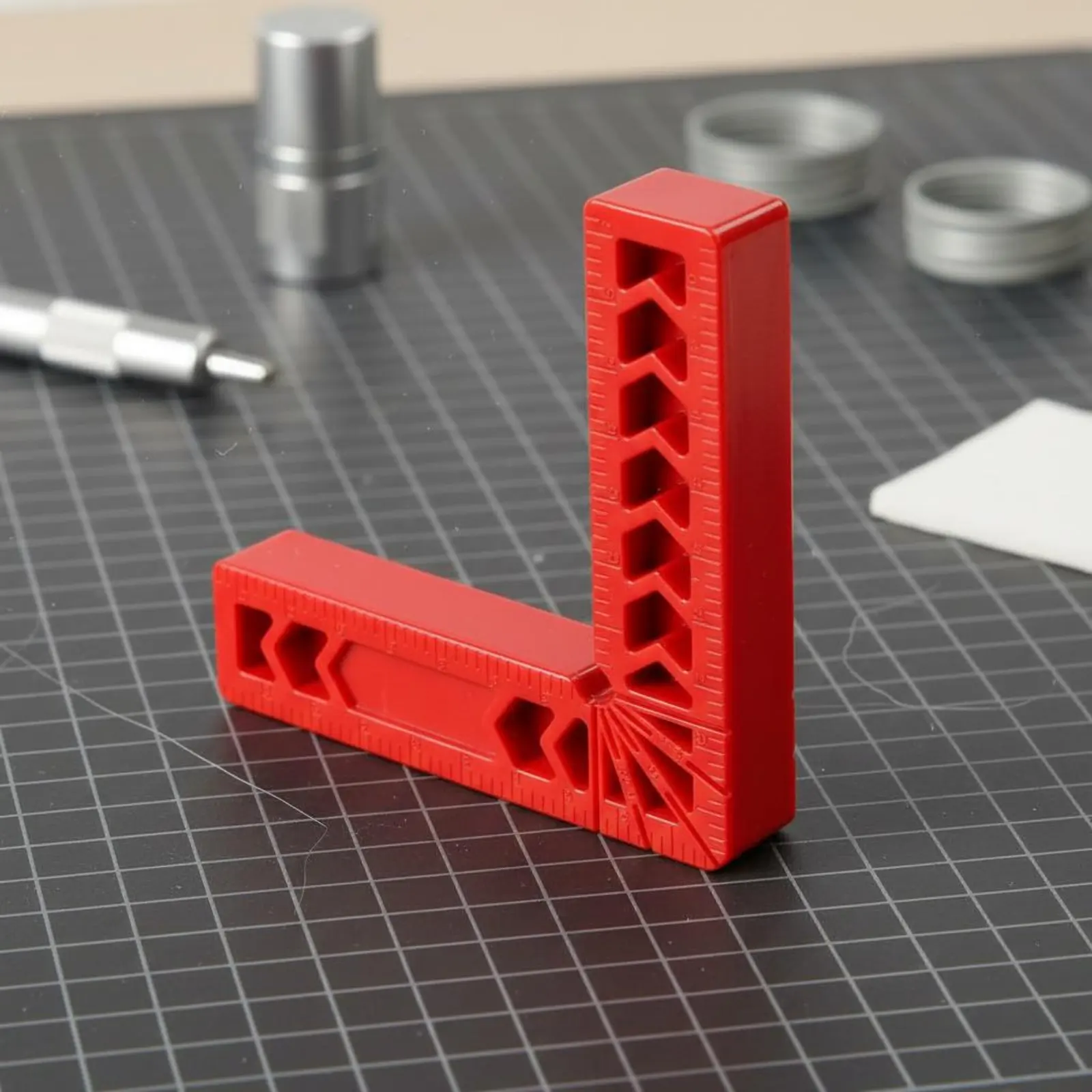 90 Degree Positioning Square Wear-Resistant & Long-Lasting L-Shaped Angle Ruler Carpentry Corner Clamp Jig Lightweight &