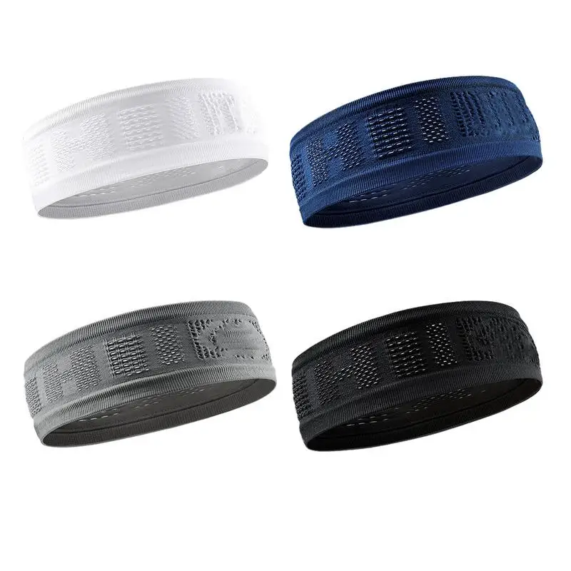 1PC Non-Slip Elastic Sweatband Outdoor Sports Headband Fitness Exercise Yoga Hair Band Football Running Sweatbands for Women Men