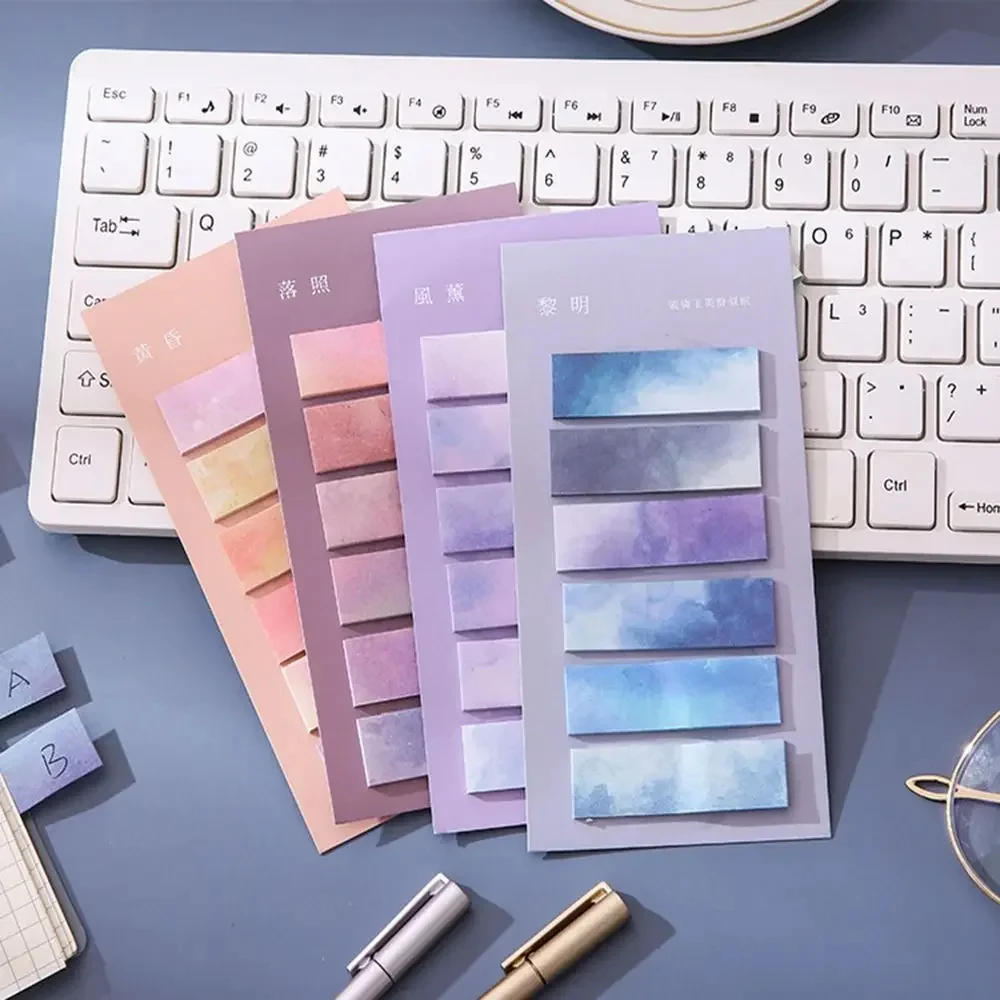 120Pc Index Tabs Self Adhesive Page Markers Transparent Waterproof Sticky Notes Classify Files Flags Posted It Planner Stickers