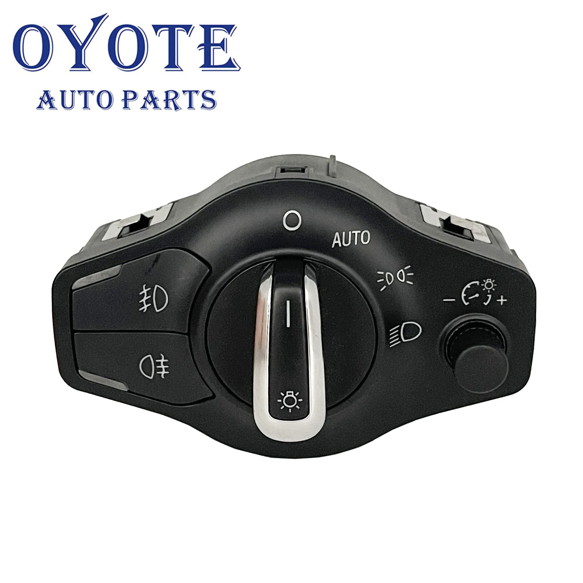 OYOTE 8K0941531AS Chrome AUTO Headlight Fog Light Switch Control For Audi A4 2009-2014 B8 S4 A5 S5 Q5 2009-2014