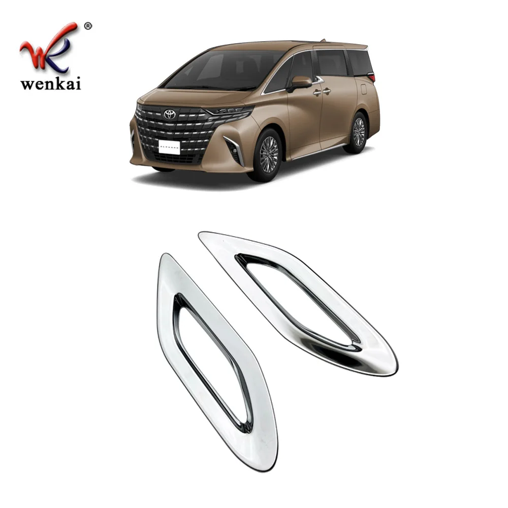 For Toyota Alphard 40Series Rear Bumper Fog Lamp Trim Car Exterior Accessories