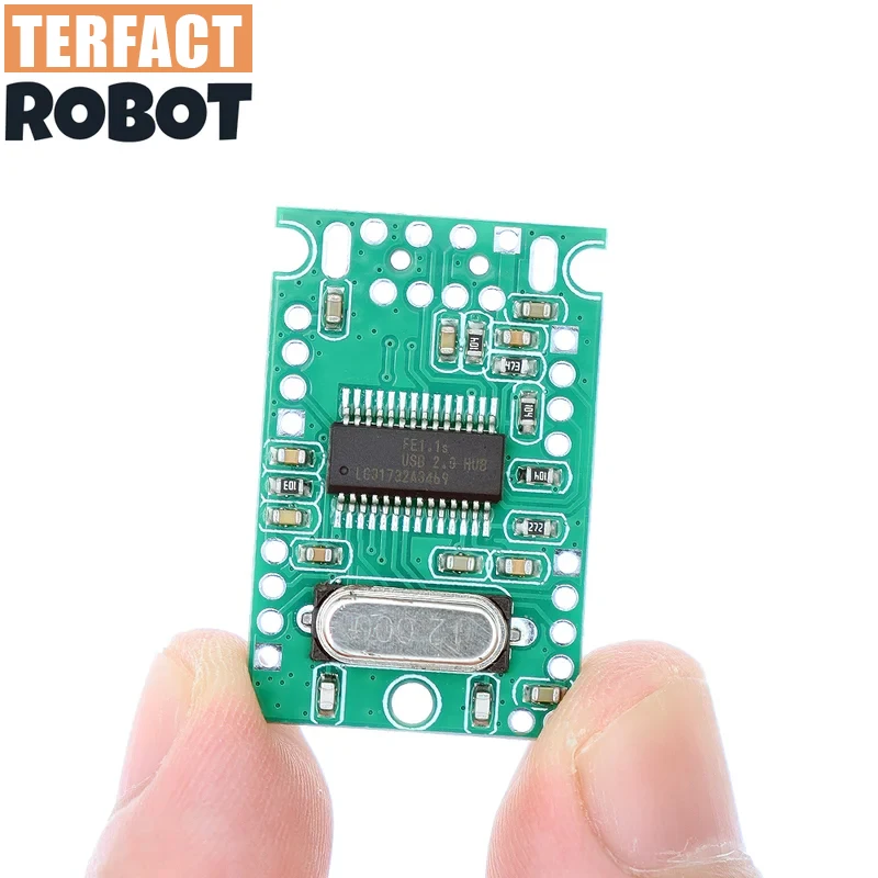 TERFACT 2pcs USB 2.0 Expansion Module Expands 1 USB Port to 4 HUB Concentrator 1 Drag 4 Interface Transfer Module Drive-Free
