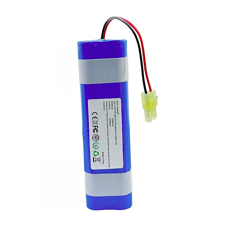 14.4V 2600mAh 2800mAh 3200mAh 3500mAh For Fengrui FR-6 Vacuum Cleaner Lianchuang X009 18650 Rechargeable Li-ion Battery Pack