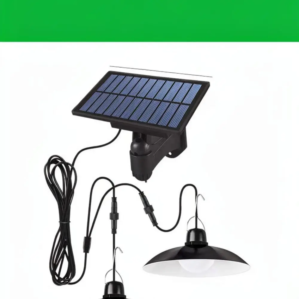 Portable Split Solar Powered Light Outdoor LED Hanging Lamp For Patio Yard Garden Gazebo Camping Tent Illumination