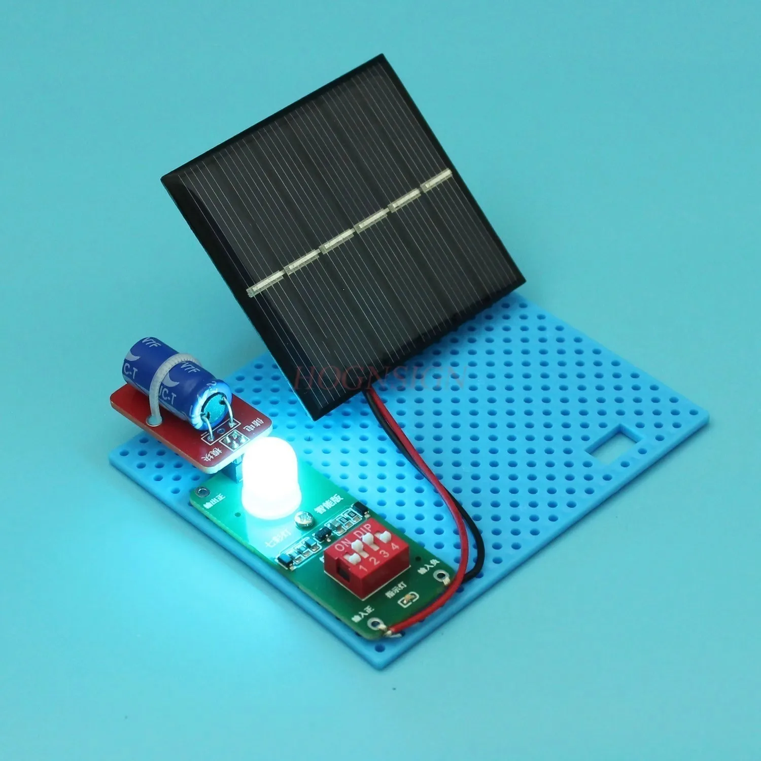 1 set Solar energy storage lamp super simple scientific invention teaching aid model material package