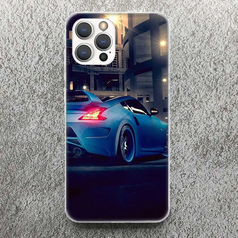 Jdm Sportwagen 350z 370z 240z Telefoonhoesje Voor Apple Iphone 15 14 13 12 11 Pro Max Mini Xs Xr X 7 Plus 8 + Se Zachte Siliconen Print S