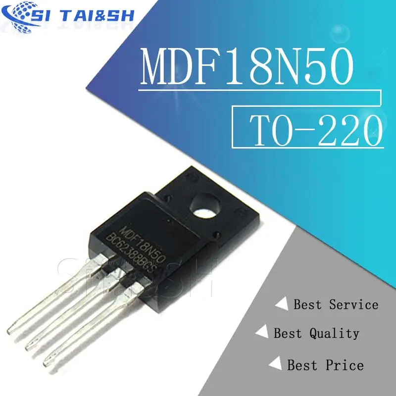 10PCS MDF18N50 TO-220F 18N50 TO-220 MDF18N50BTH TO220F MDF18N50TH new MOS FET transistor