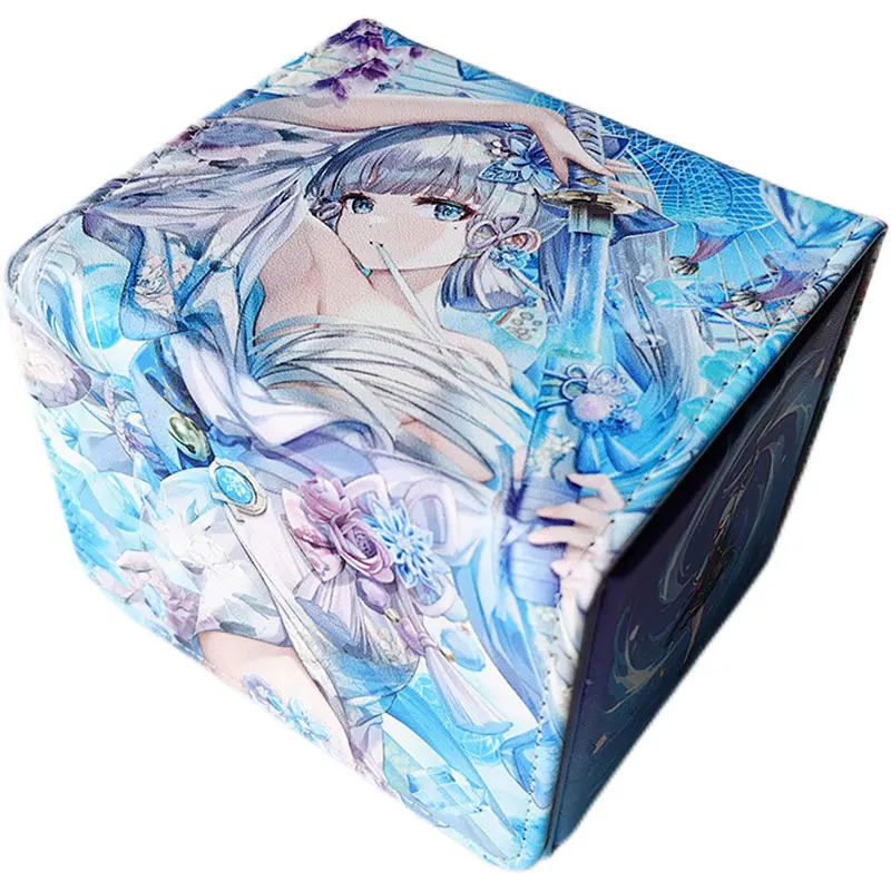 

100+ PU Anime Cards Storage Box Deck Board Game TCG Cards Box Protector Bag for MGT/Pkm/Yu-gi-oh/Trading Card Collecting Game