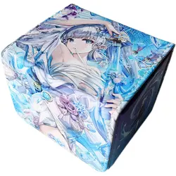 100+ PU Anime Cards Storage Box Deck Board Game TCG Cards Box Protector Bag for MGT/Pkm/Yu-gi-oh/Trading Card Collecting Game