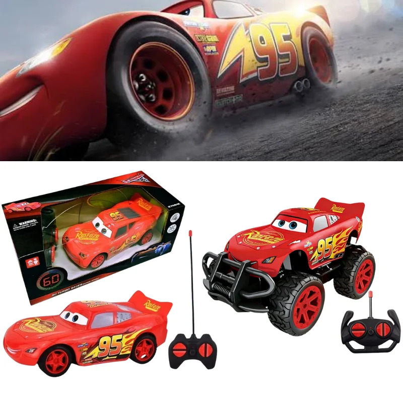 

2026 НОВЫЙ Электрический игрушечный автомобиль Disney Pixar Cars Lightning McQueen Channel 4, внедорожный автомобиль с дистанционным управлением, модель автомобиля для мальчика, подарок на день рождения, игрушка