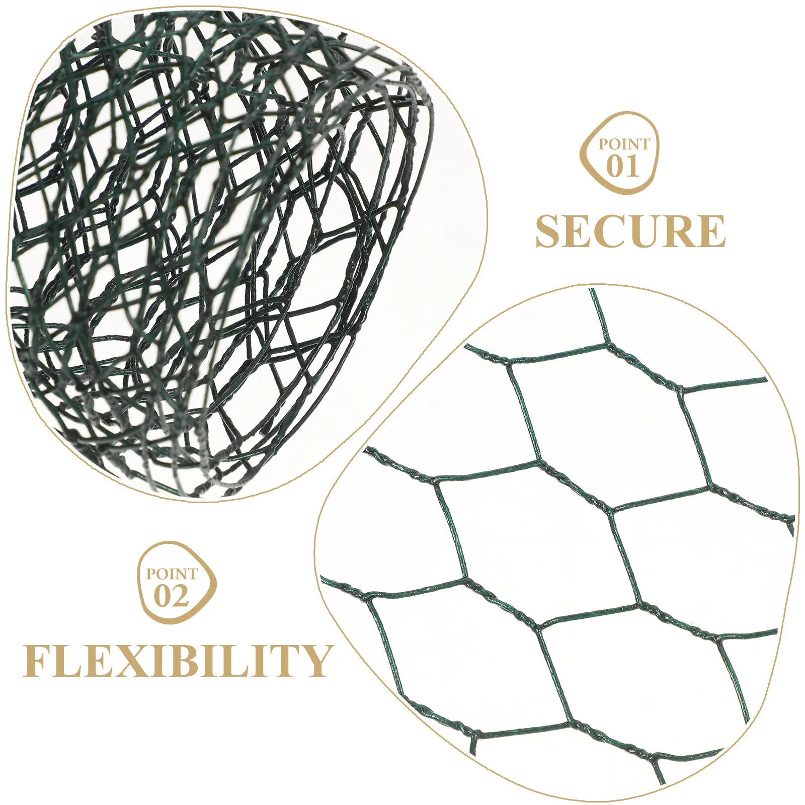 Flower Arrangement Chicken Wire Mesh Deformation-resistant Net Lightweight Floral Barbed Premium Material Netting Iron Supplies