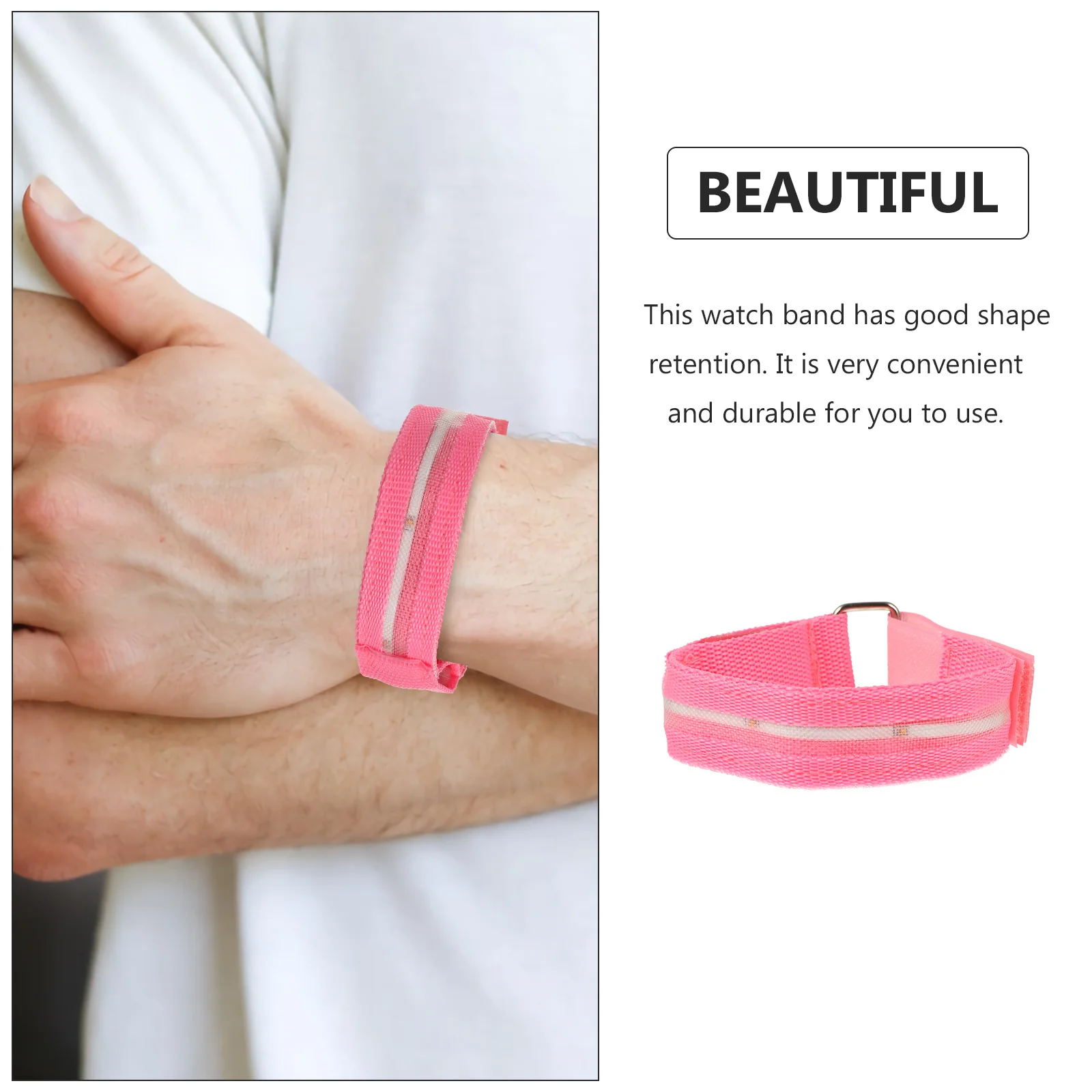 

LED Durable Luminous Armband Adjustable Night Running Cycling Outdoor Sports Wristband Safety Strap