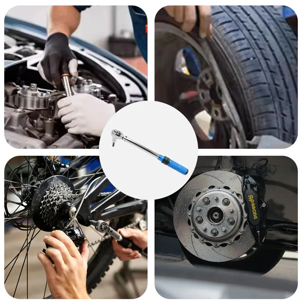 

Набор динамометрических ключей 3/8 дюйма, 7/8 шт., 10-60 Н·м, с магнитным торцевым ключом для свечей зажигания — ультратонкий дизайн для ремонта автомобильных двигателей