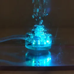 Mini Fish Tank Air Pump And Bubble Light LED Colorful Color-Changing Decorative Light Fish Tank Aerator Aquarium Landscaping