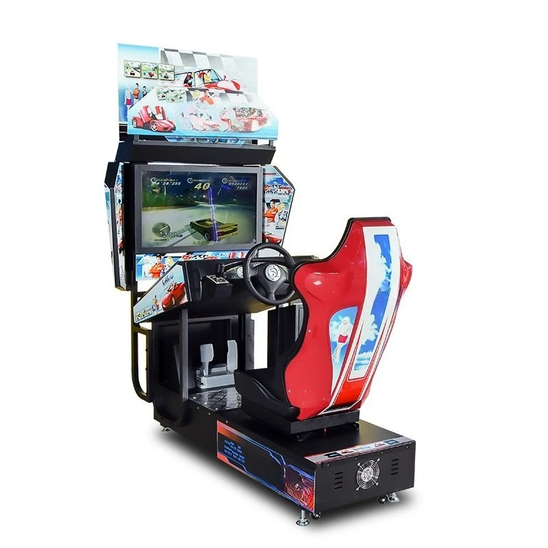Video game city racing machine high definition around the racing game machine large analog adult entertainment equipment