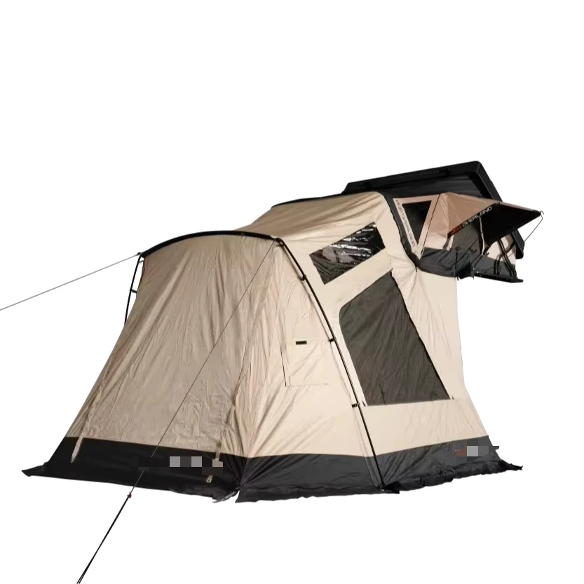 Outdoor Camping Rooftop Tent SUV Cars Aluminum Hard Shell Ladder Oxford Cotton Fabric Four-season Quick Automatic Opening