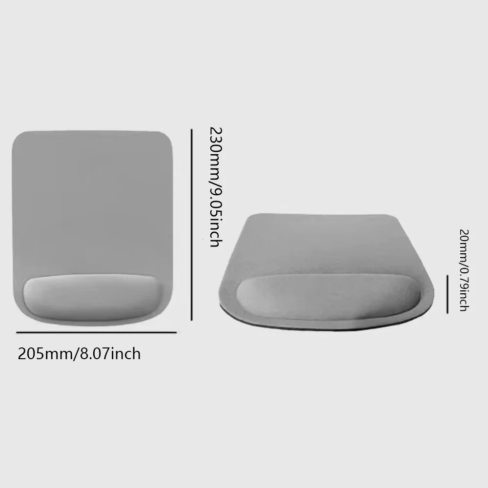 Ergonomic Protecting The Wrist Mouse Pad Thickened Non Slip Mice Mat Soft Mousepad for PC Laptop Computer for Shape Pattern