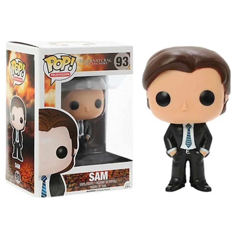 FUNKO POP Supernatural Sam 93 Dean 94 Castiel Wings Blood Castiel