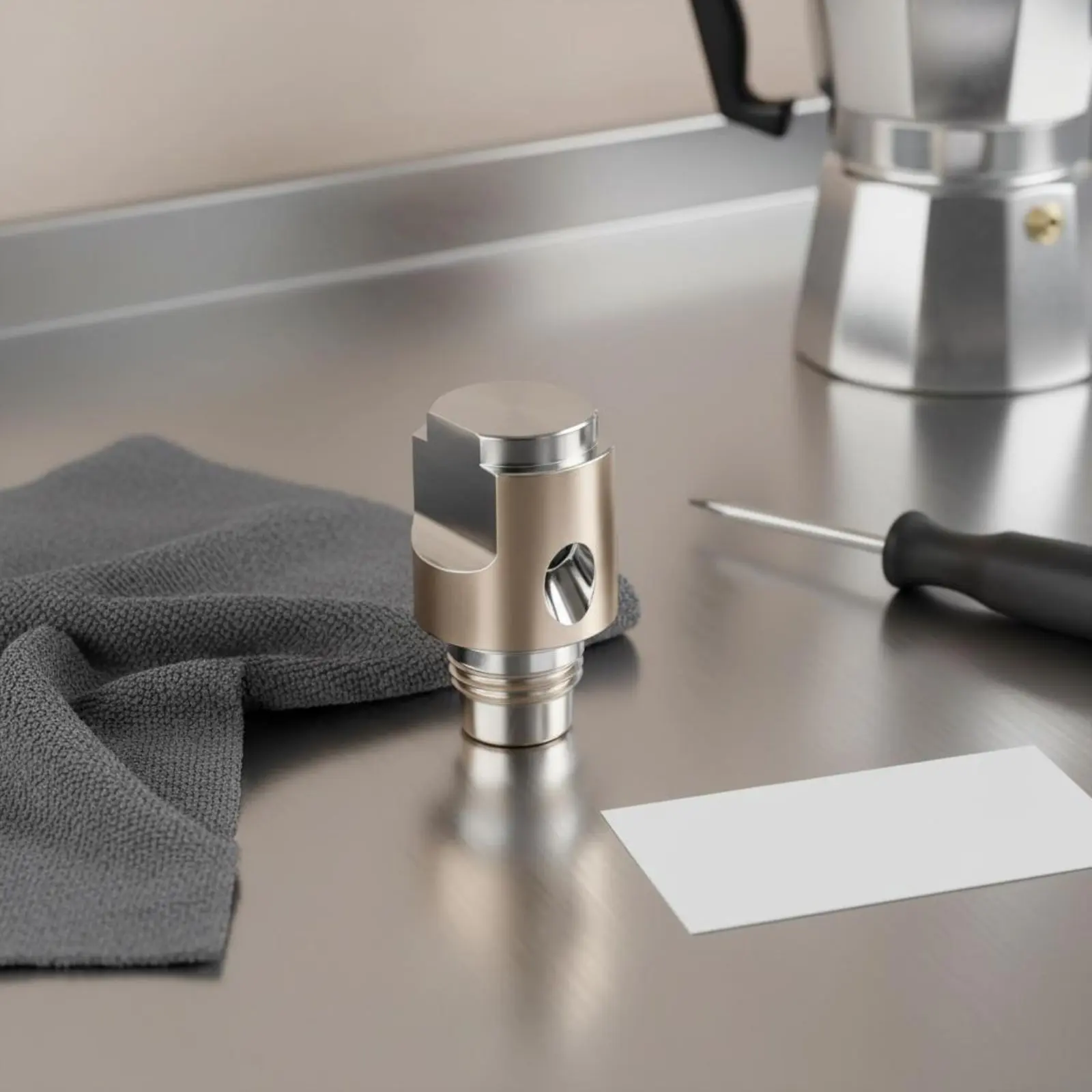 Double Flow Control Stovetop Coffee Pot Accessory Richer Crema Stovetop Coffee Pot Pressure Flow Control Food Grade